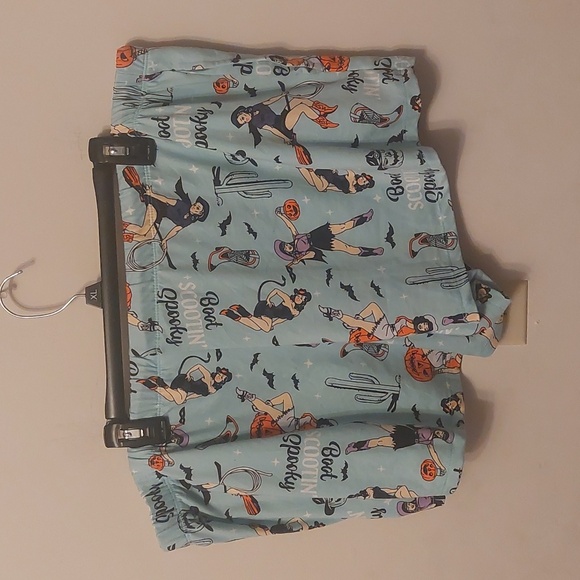 Way To Celebrate Halloween Pajama Set Top And Shorts Sz XL (16-18) - Picture 5 of 16